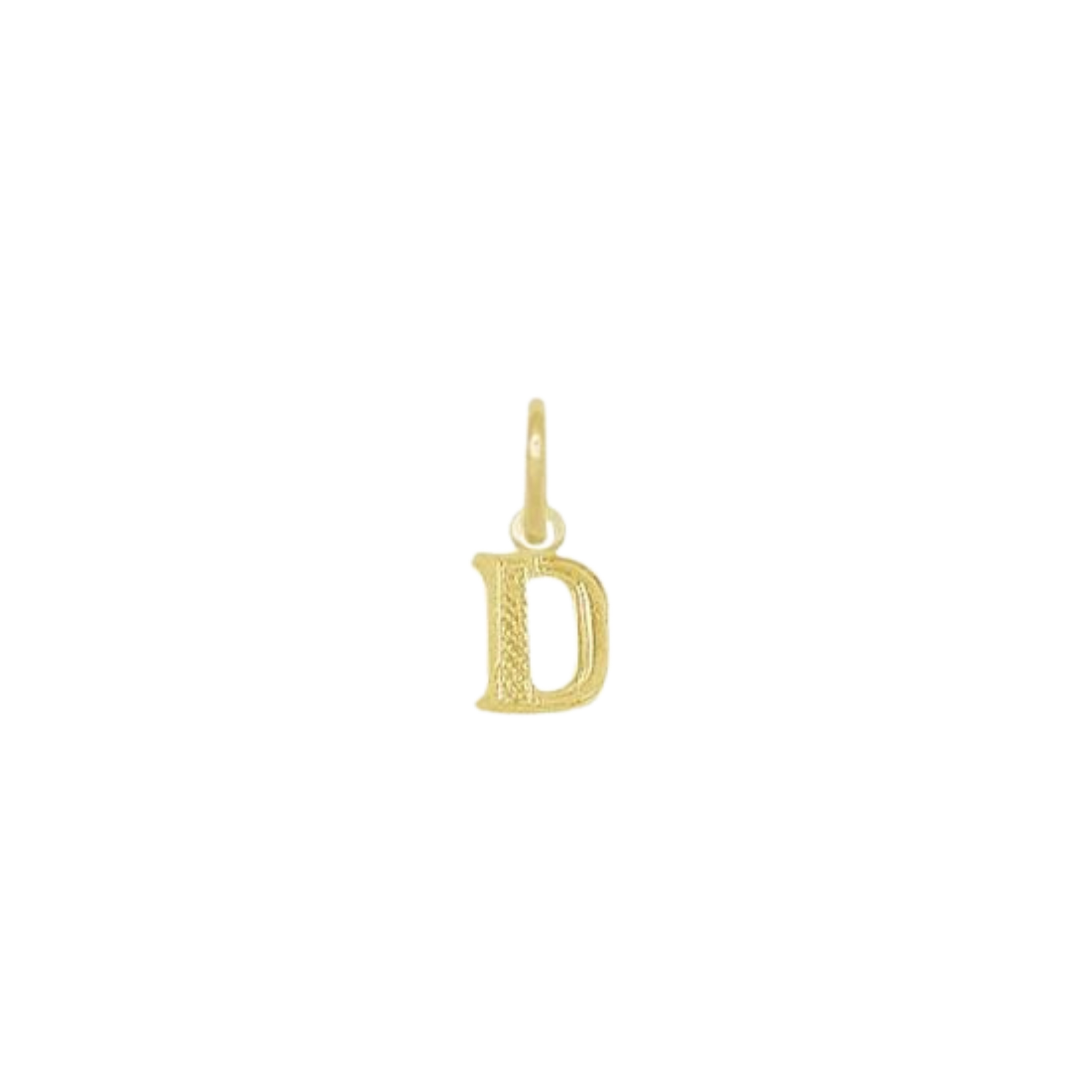Letter Pendant Gold Plated
