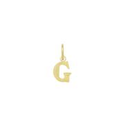 Letter Pendant Gold Plated