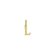 Letter Pendant Gold Plated