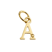 Pendentif de Lettre Plaqué Or