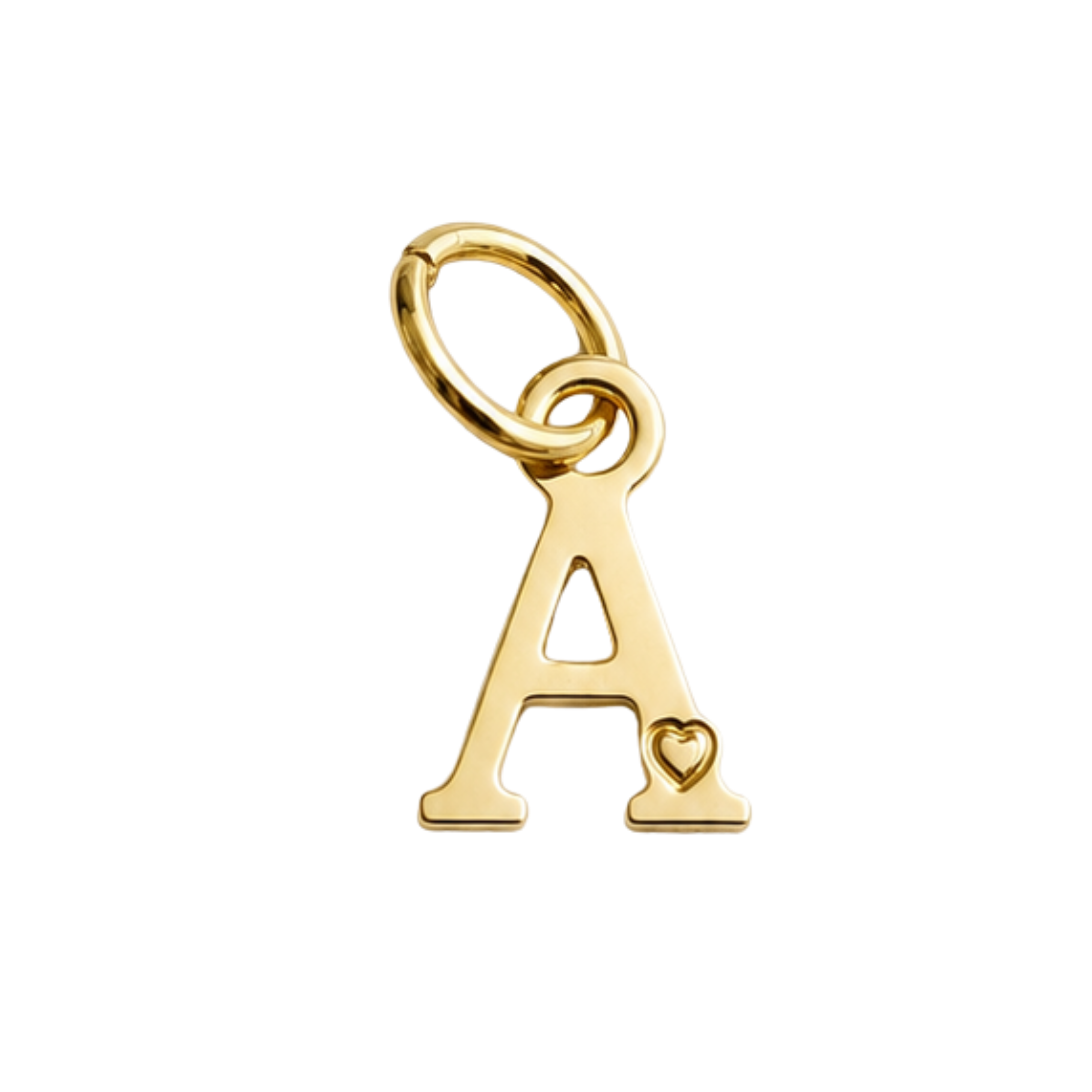 Pendentif de Lettre Plaqué Or