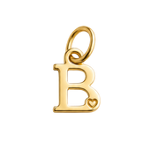 Pendentif de Lettre Plaqué Or