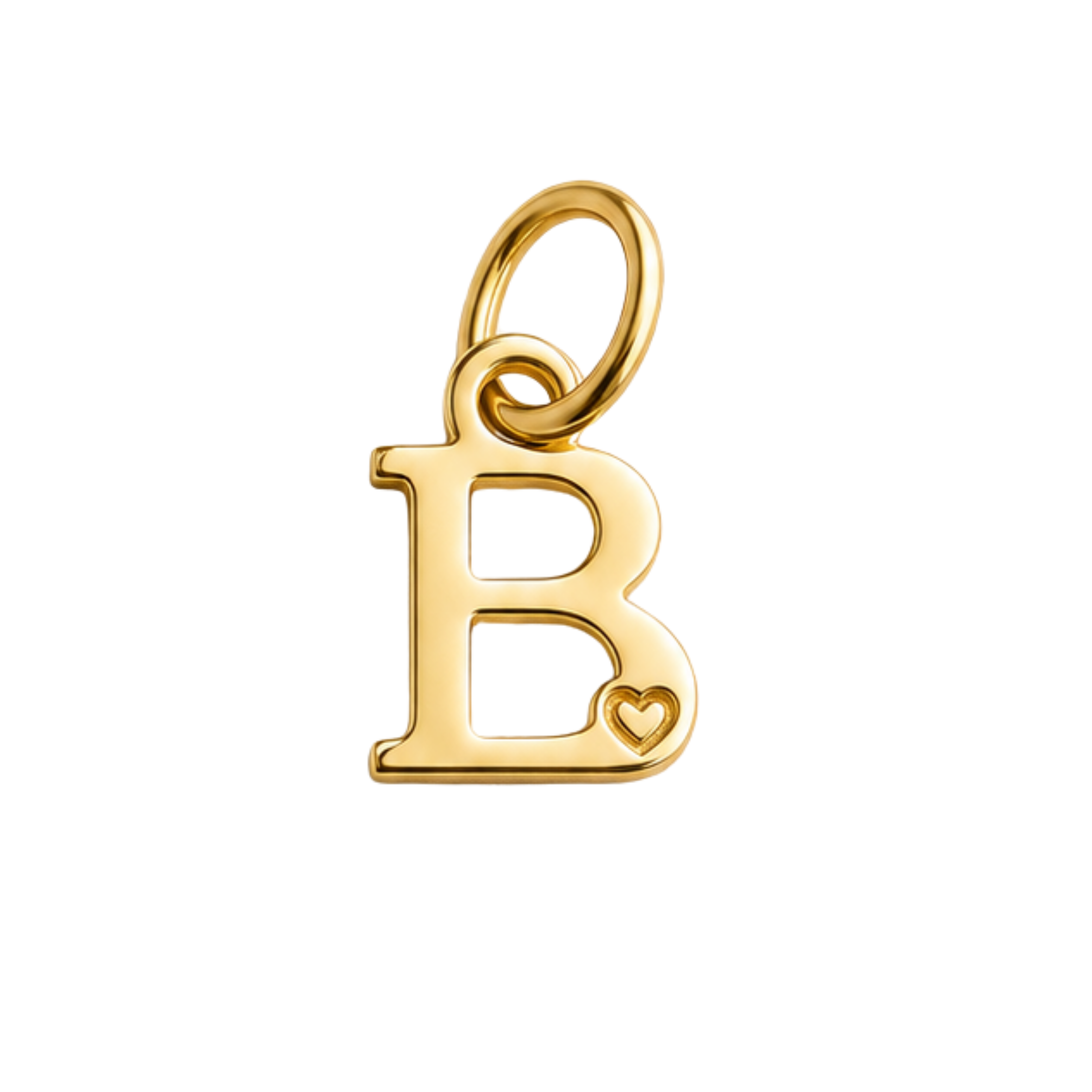 Pendentif de Lettre Plaqué Or