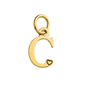 Pendentif de Lettre Plaqué Or