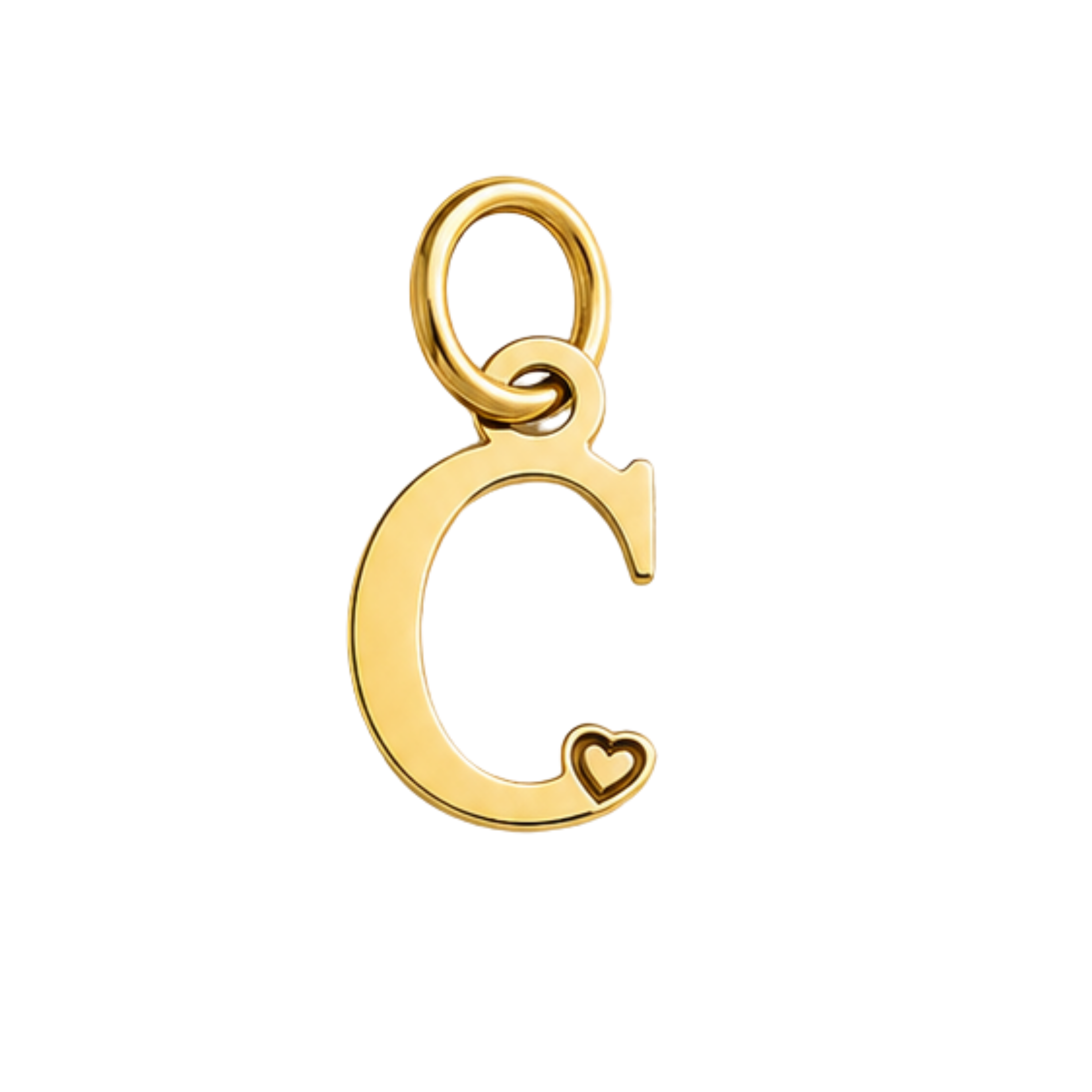 Pendentif de Lettre Plaqué Or