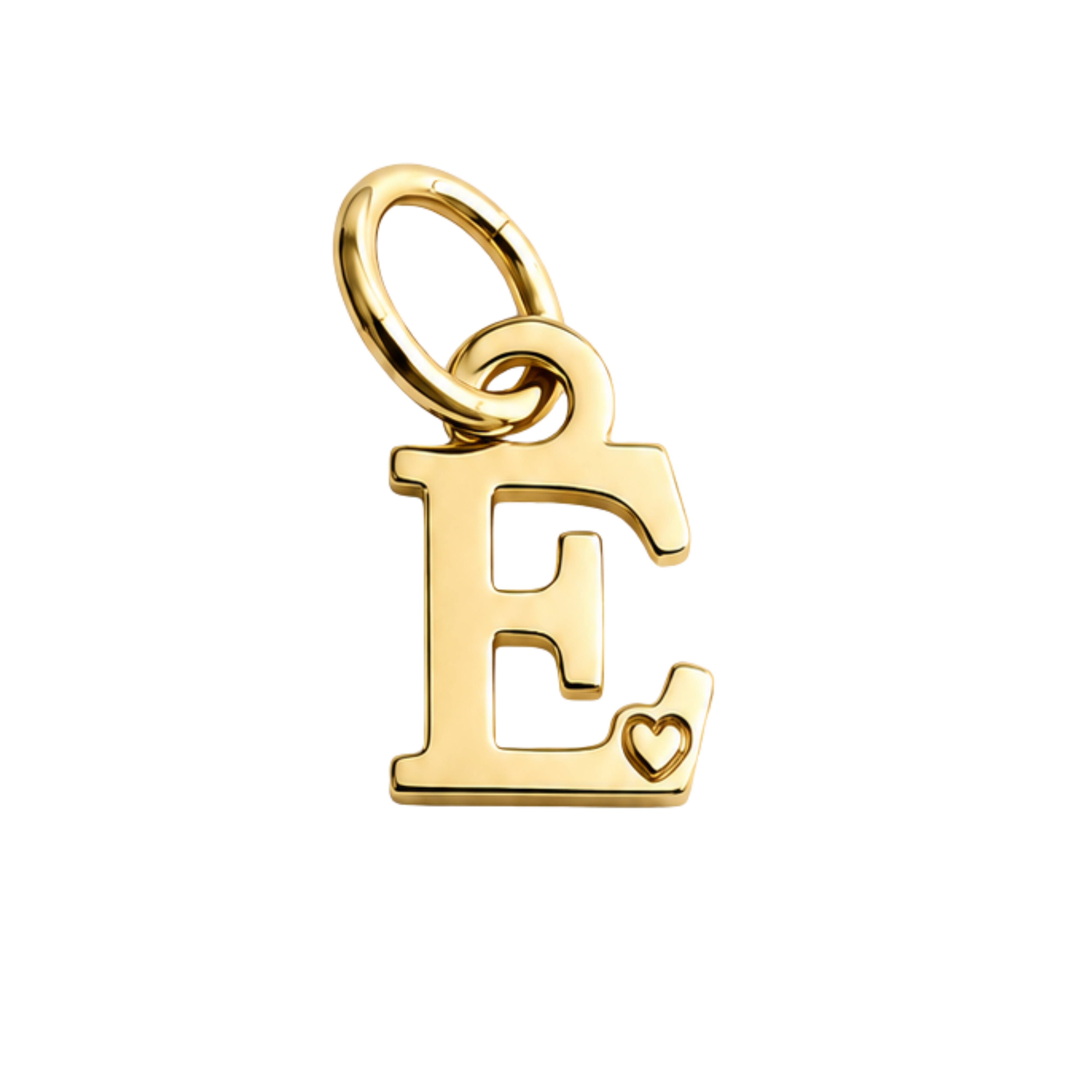 Pendentif de Lettre Plaqué Or