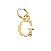 Pendentif de Lettre Plaqué Or