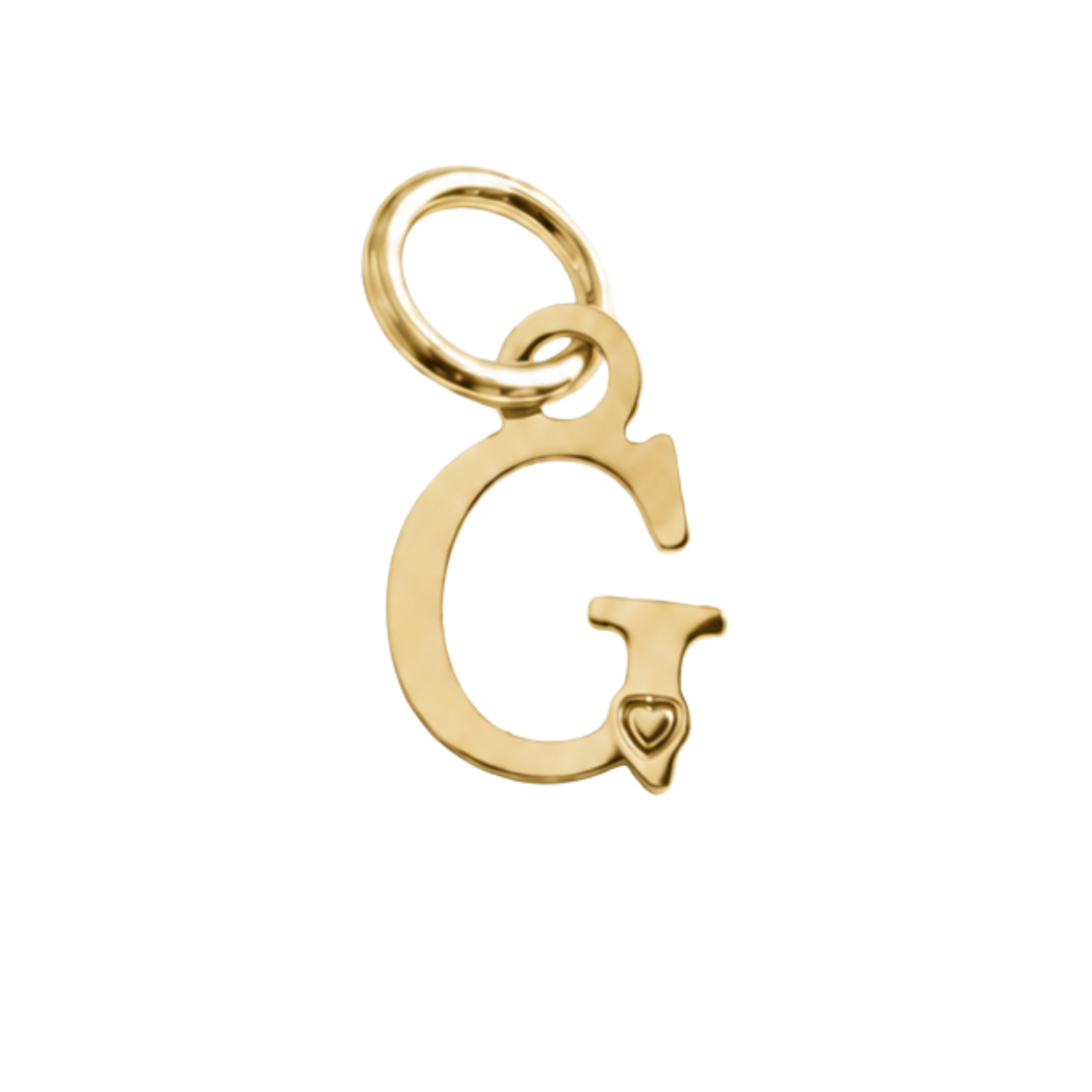 Pendentif de Lettre Plaqué Or
