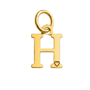Pendentif de Lettre Plaqué Or