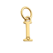 Pendentif de Lettre Plaqué Or