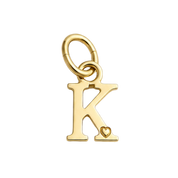 Pendentif de Lettre Plaqué Or