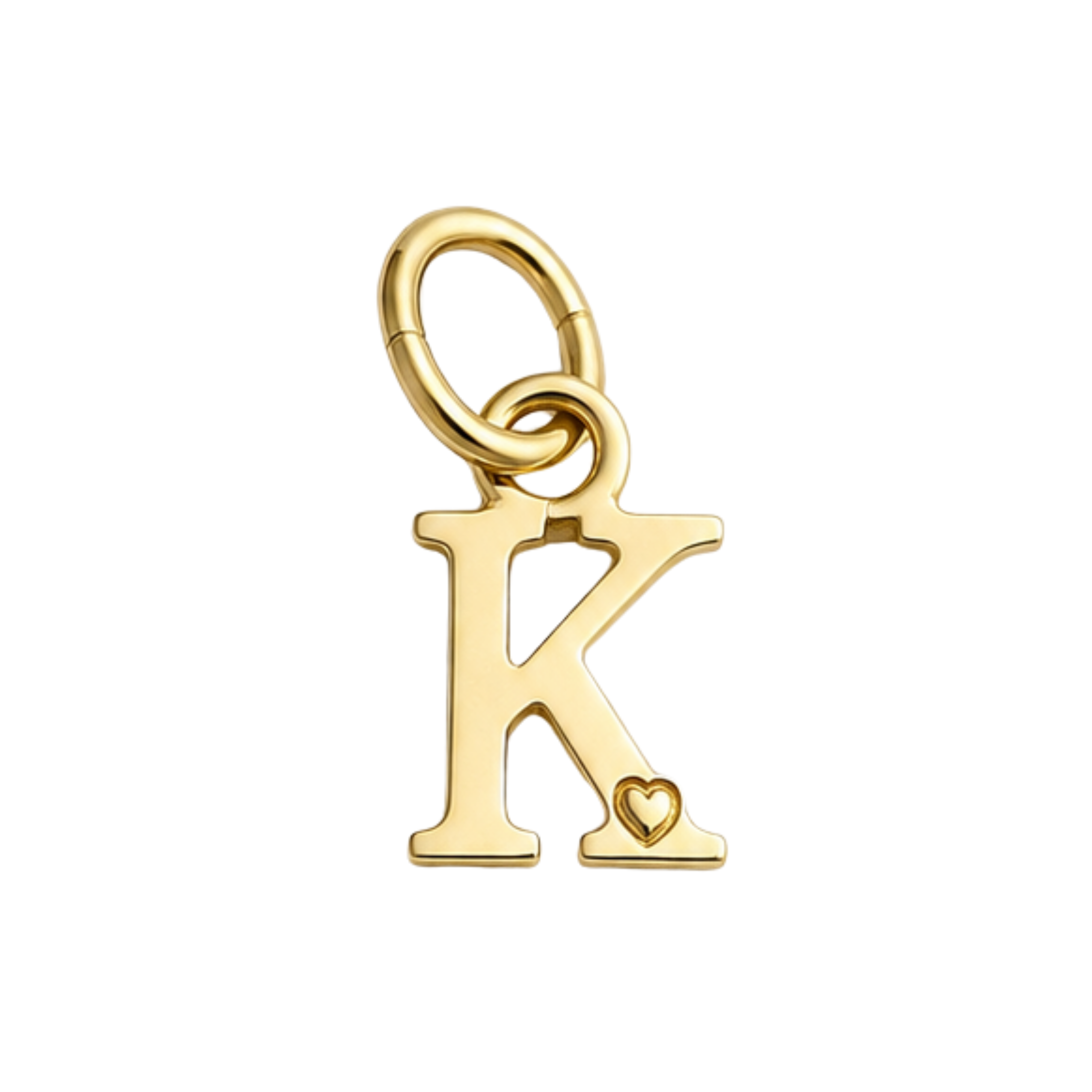 Pendentif de Lettre Plaqué Or