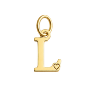 Pendentif de Lettre Plaqué Or