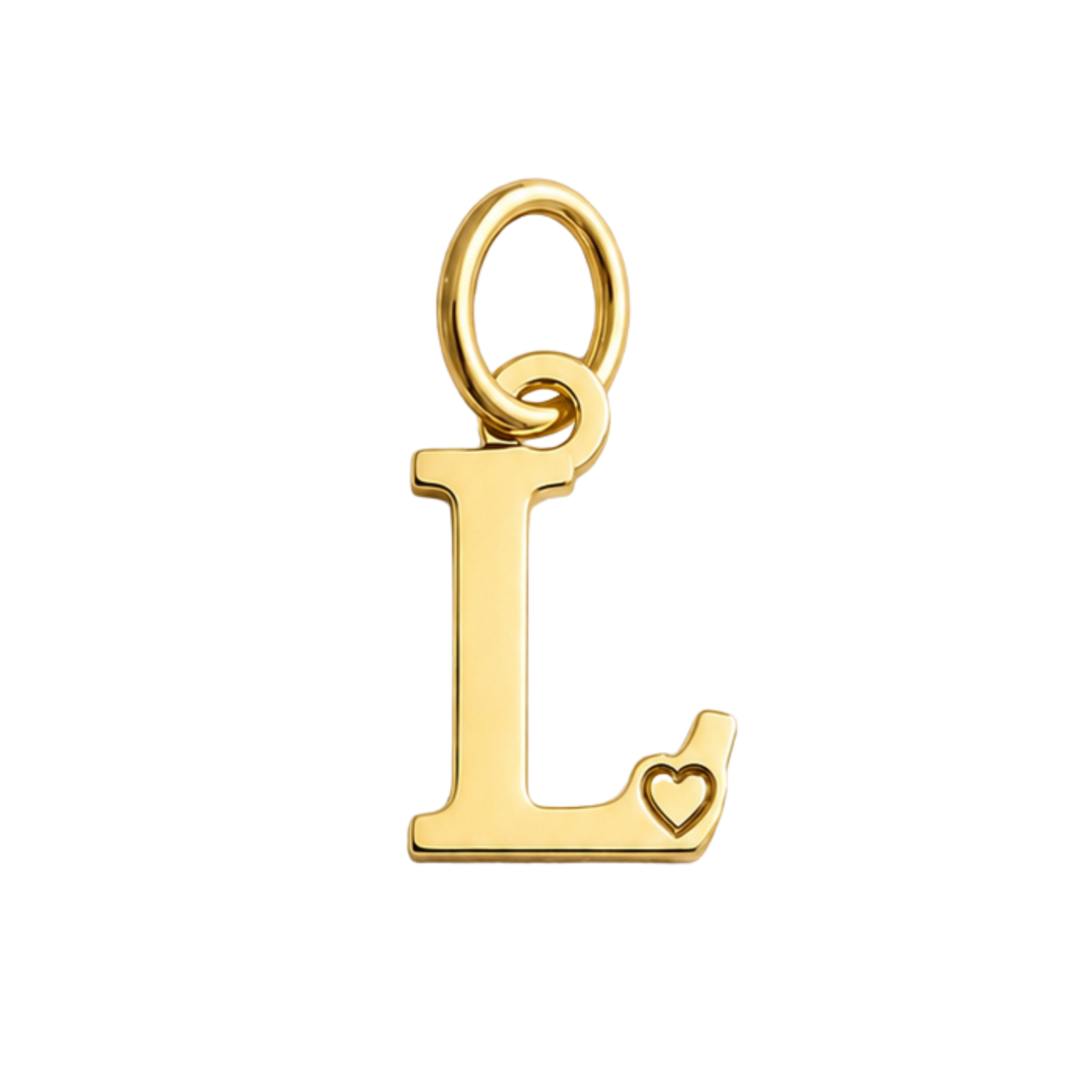 Pendentif de Lettre Plaqué Or