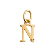 Pendentif de Lettre Plaqué Or