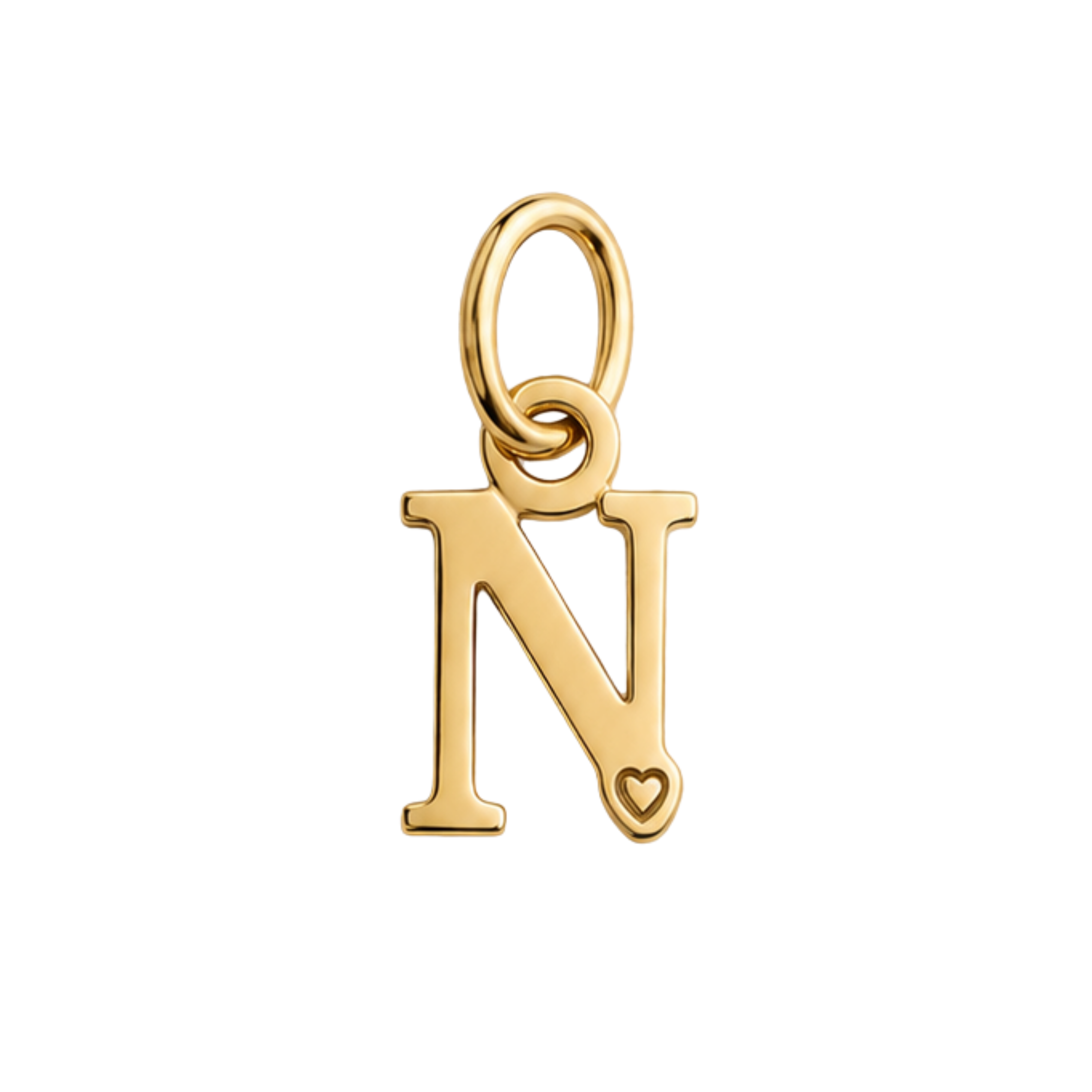 Pendentif de Lettre Plaqué Or