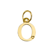 Pendentif de Lettre Plaqué Or