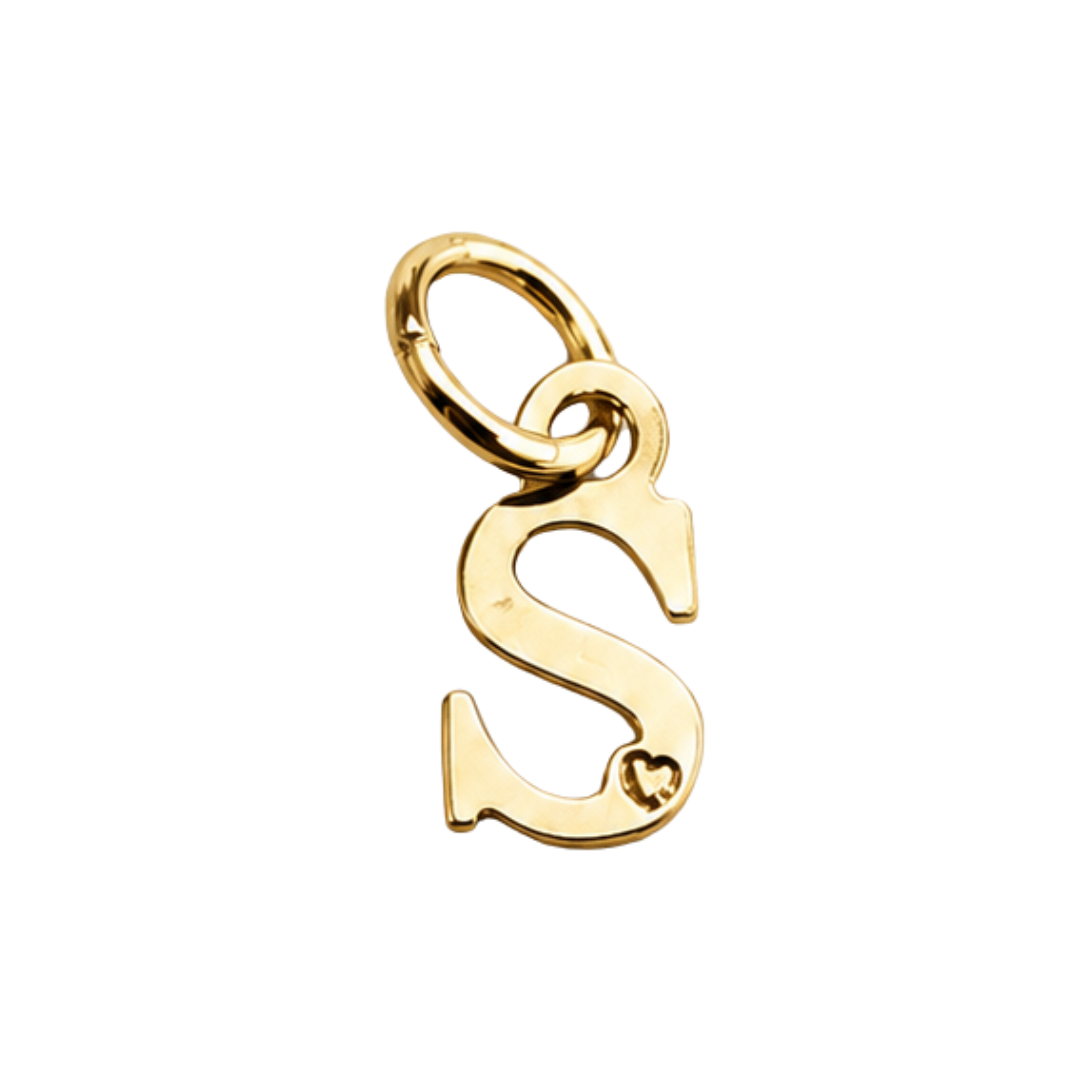 Pendentif de Lettre Plaqué Or