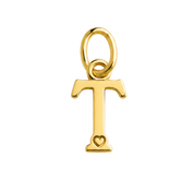 Pendentif de Lettre Plaqué Or