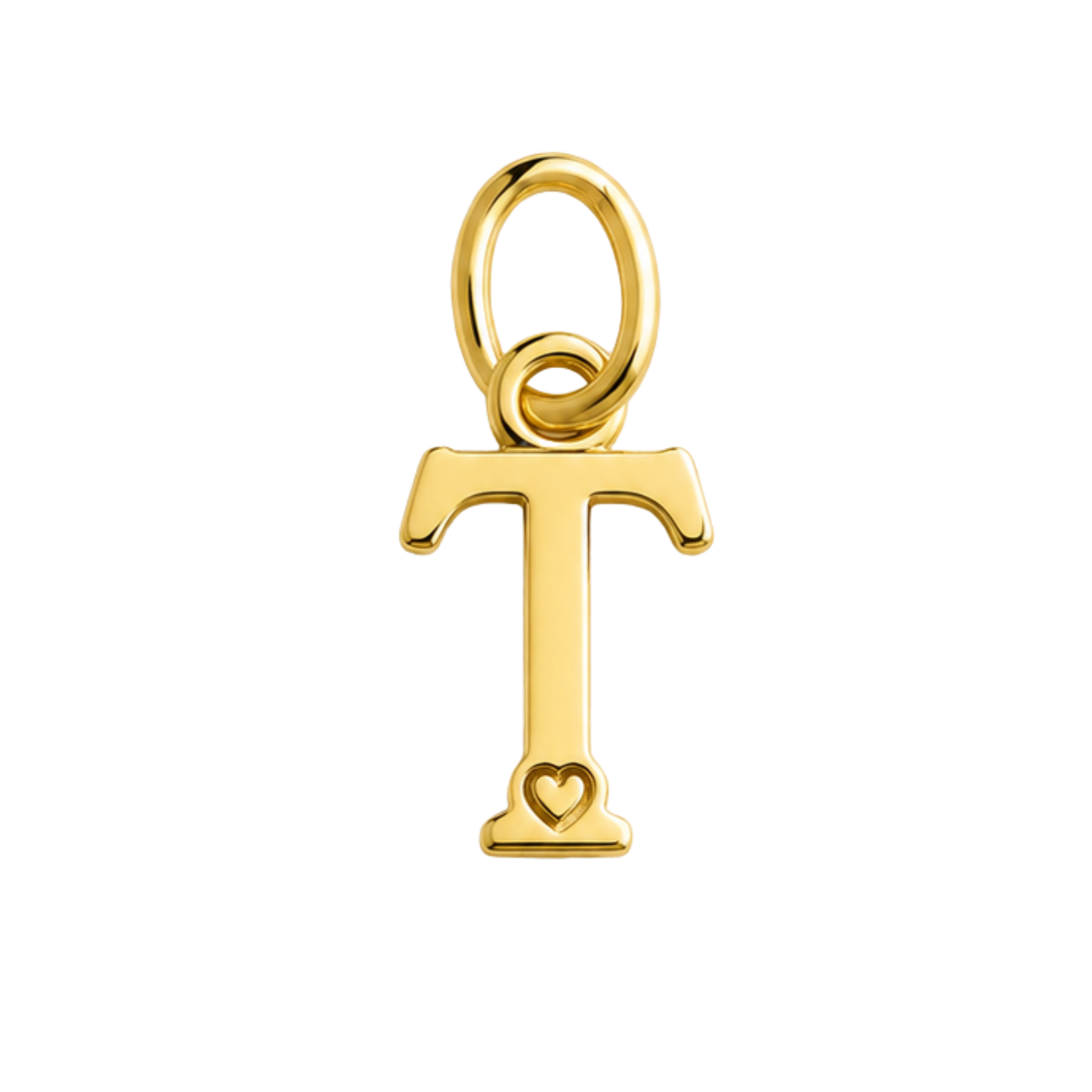 Pendentif de Lettre Plaqué Or