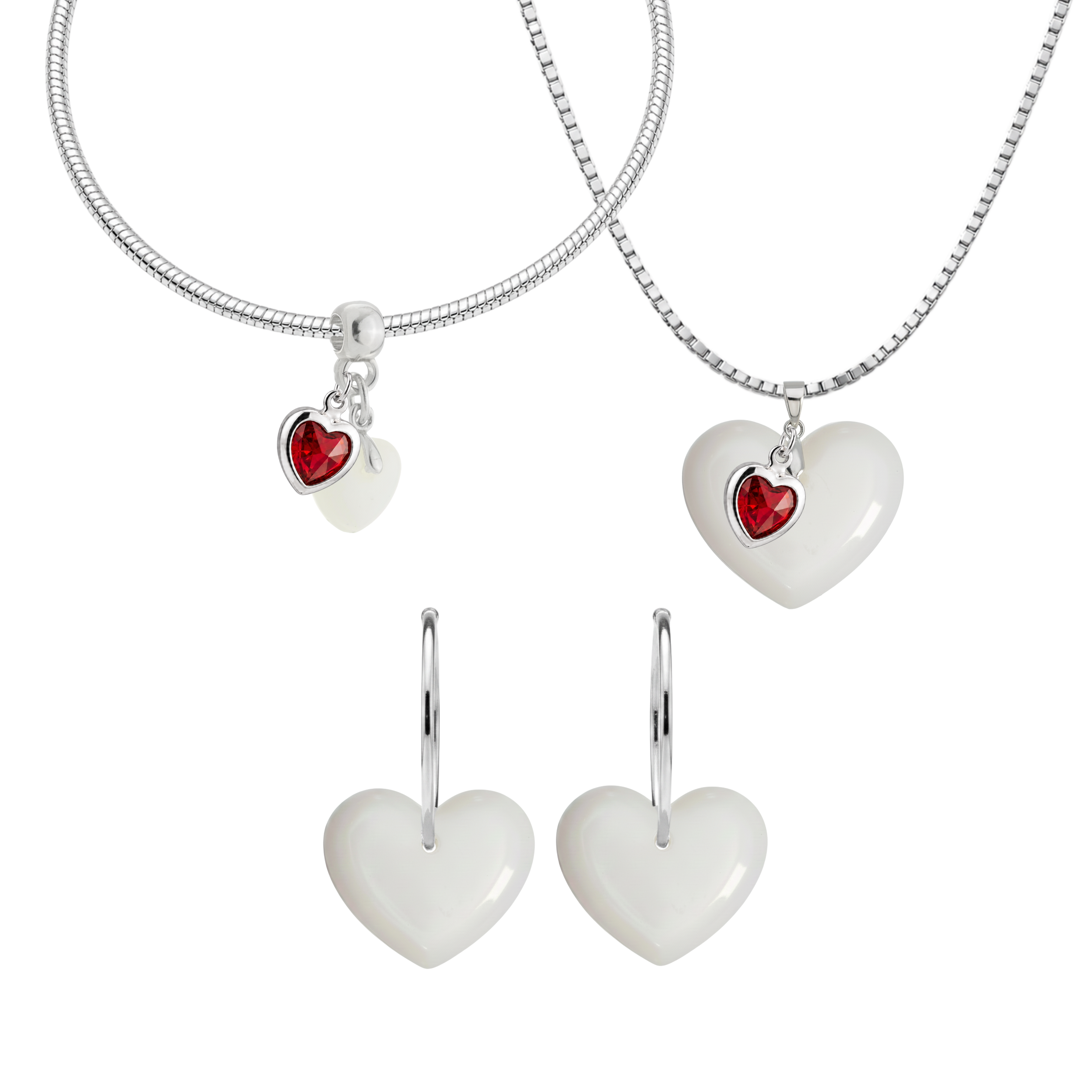 Chubby Heart with Ruby Heart