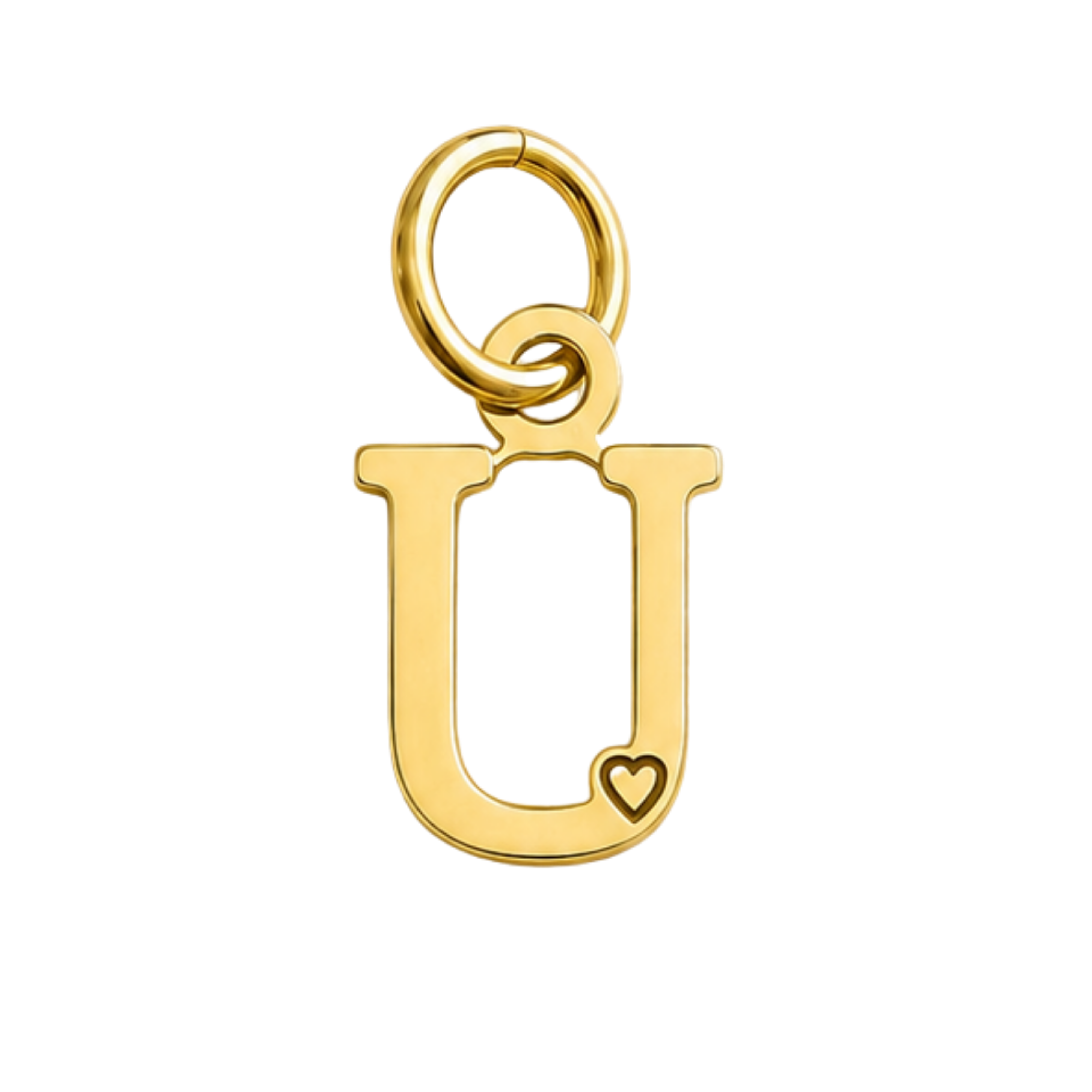 Pendentif de Lettre Plaqué Or