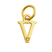 Pendentif de Lettre Plaqué Or