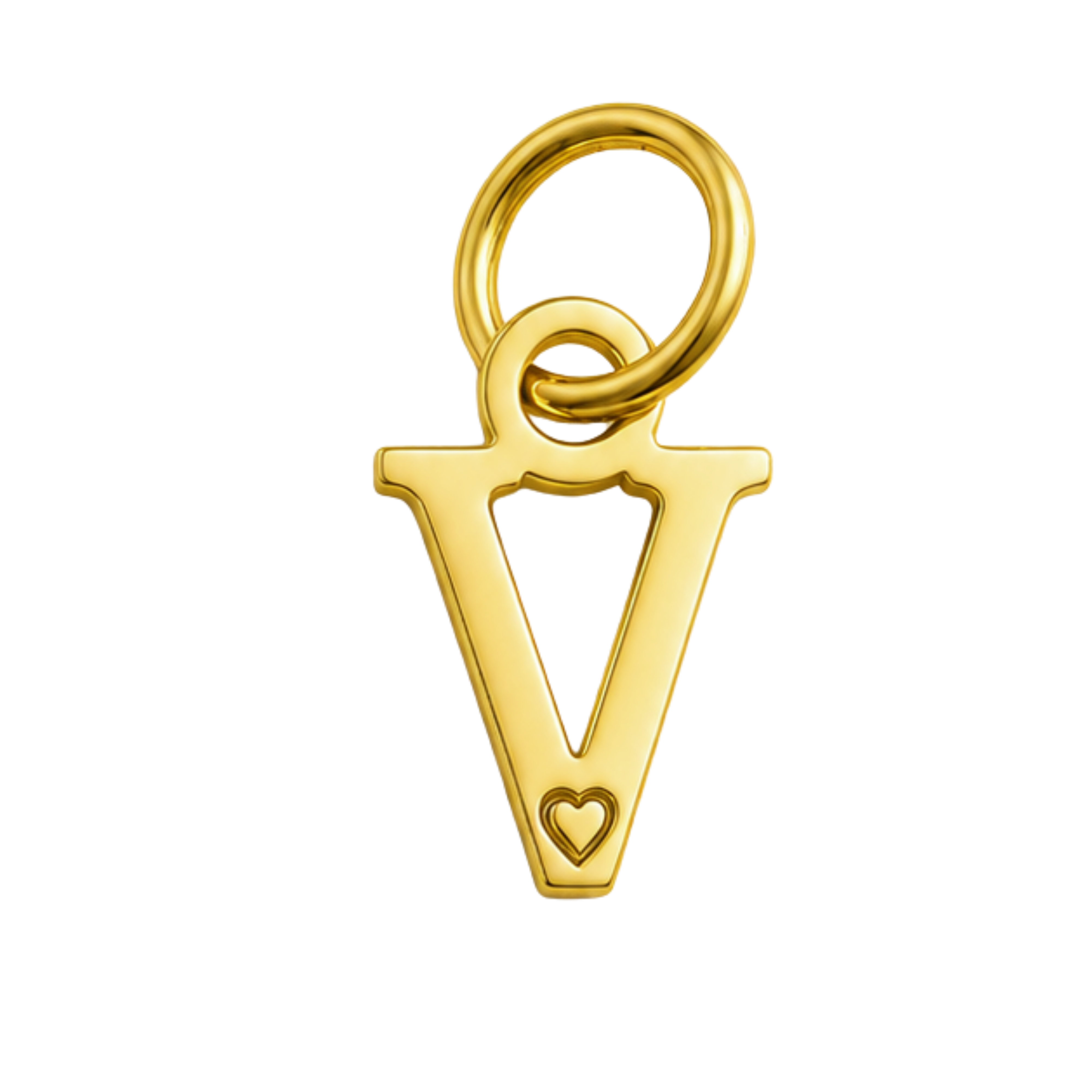 Pendentif de Lettre Plaqué Or