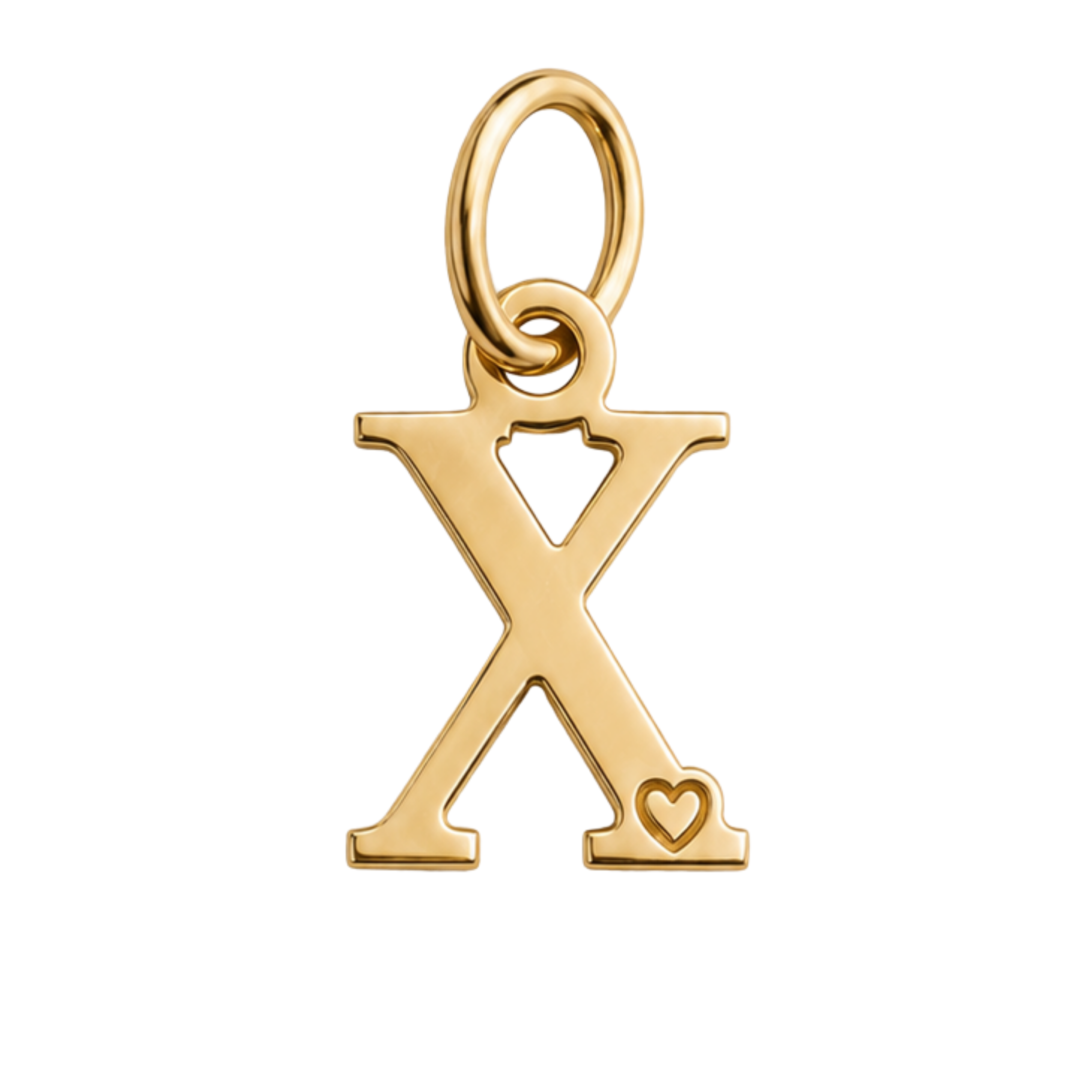 Pendentif de Lettre Plaqué Or