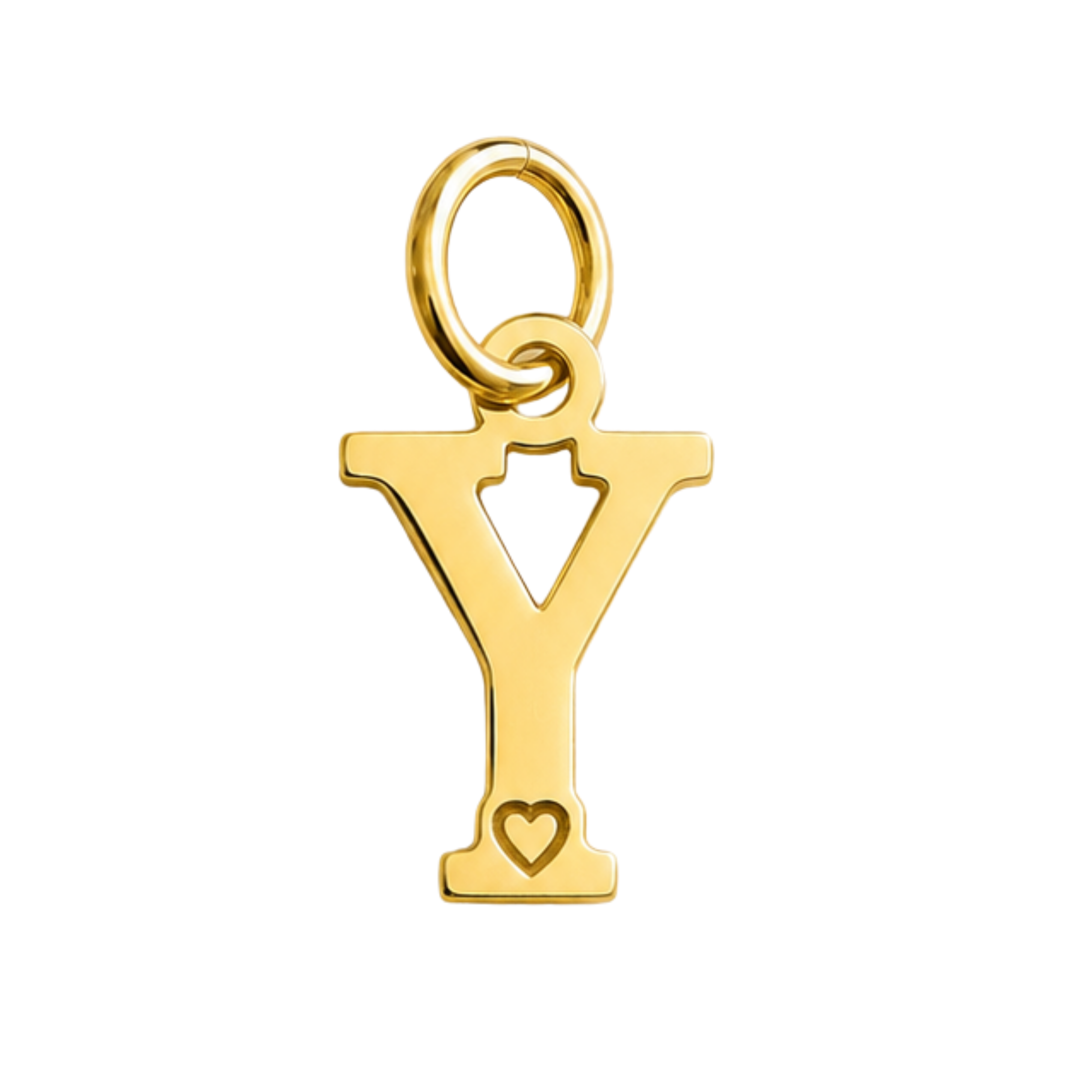 Pendentif de Lettre Plaqué Or