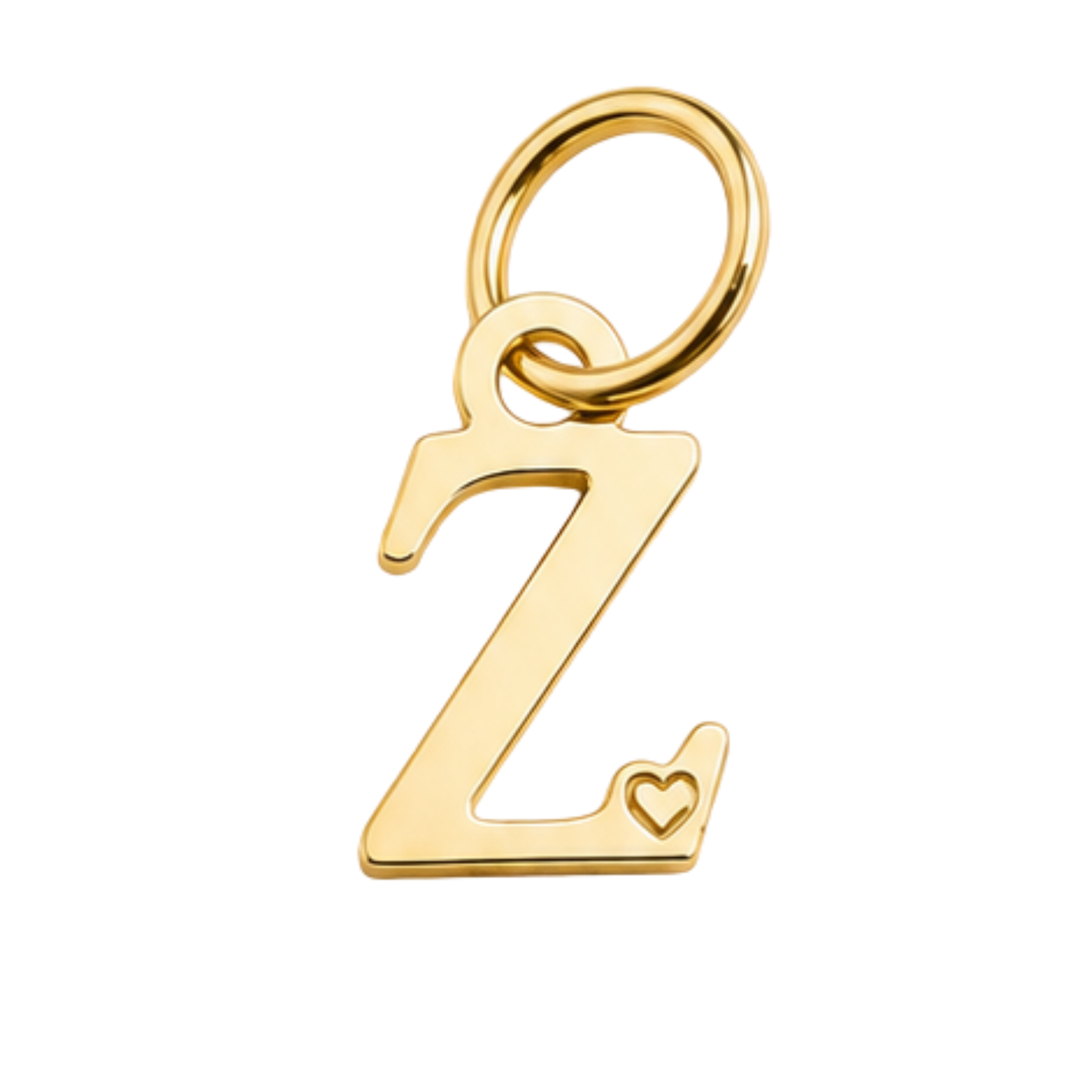 Pendentif de Lettre Plaqué Or