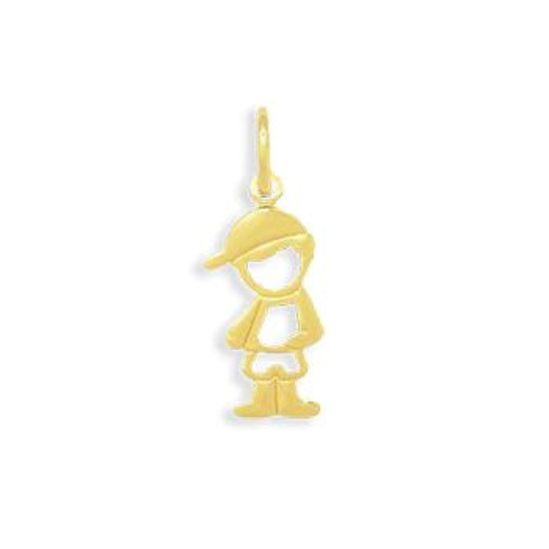 Boy Pendant in Gold Plated
