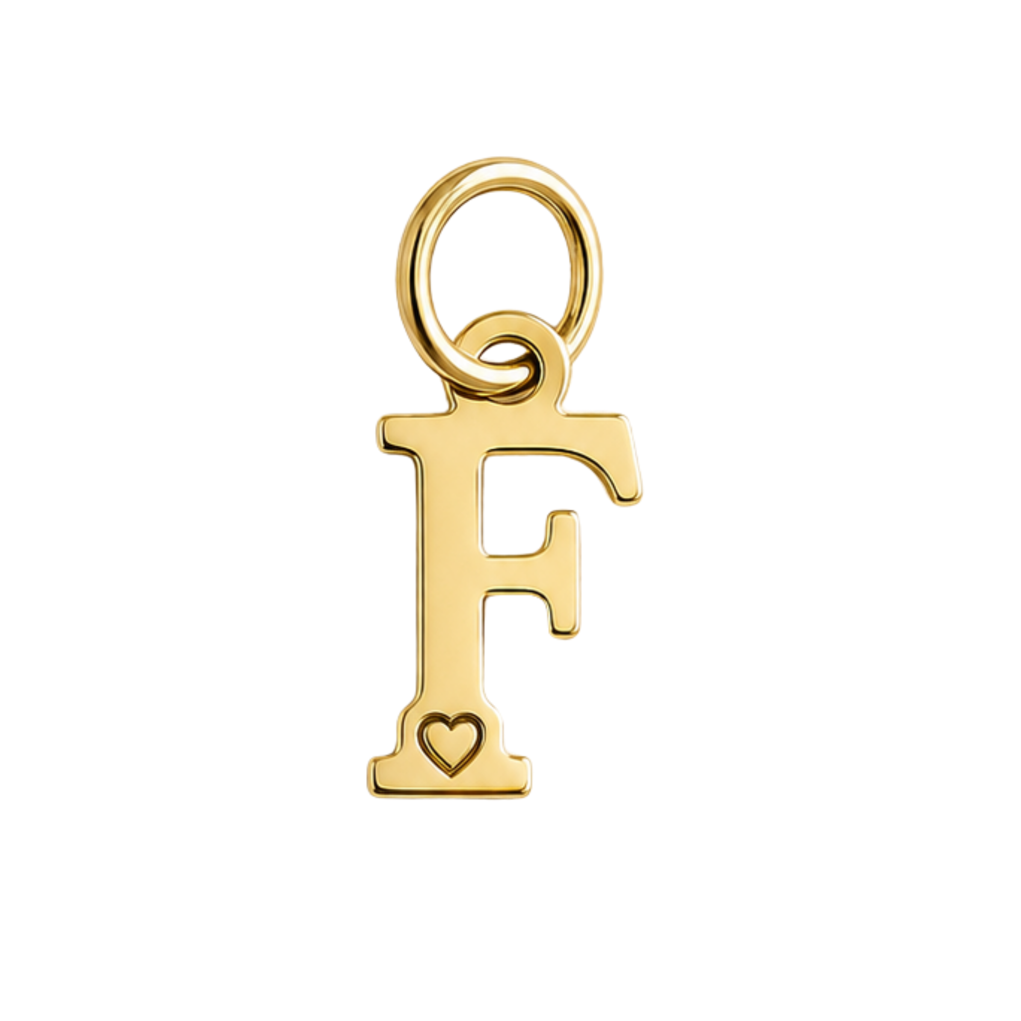 Letter Pendant Gold Plated