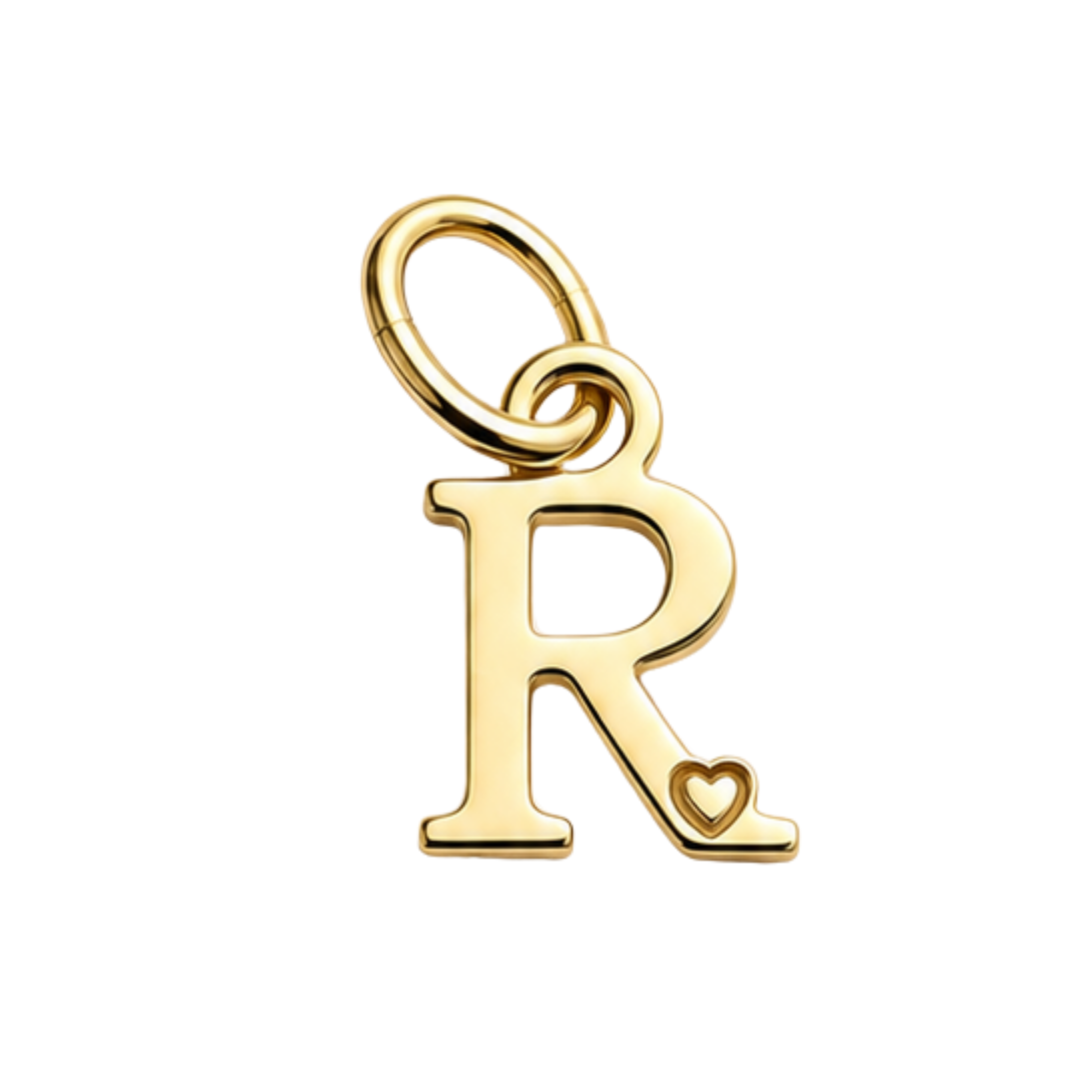Letter Pendant Gold Plated