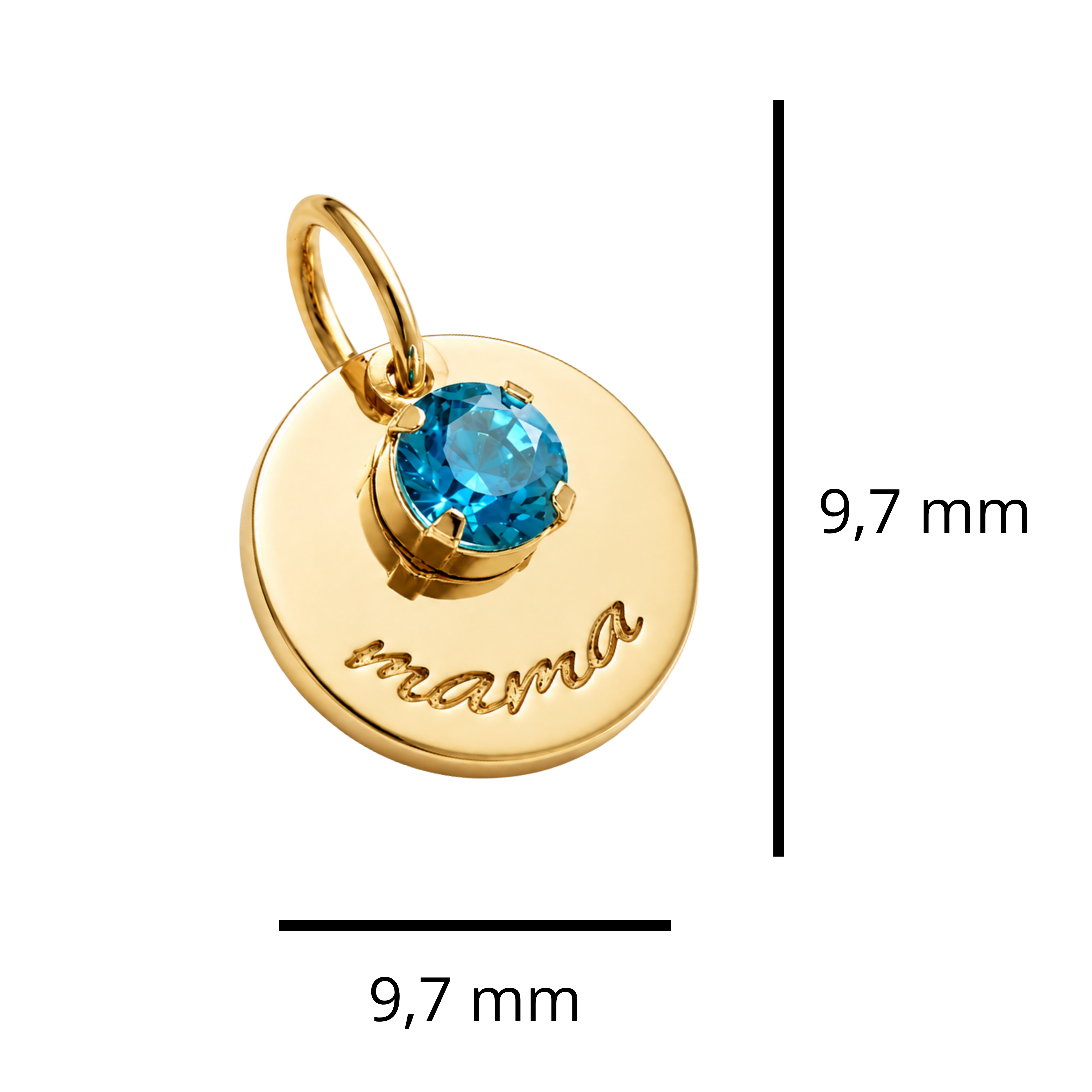 Gota Gordinha com Medalha Mama