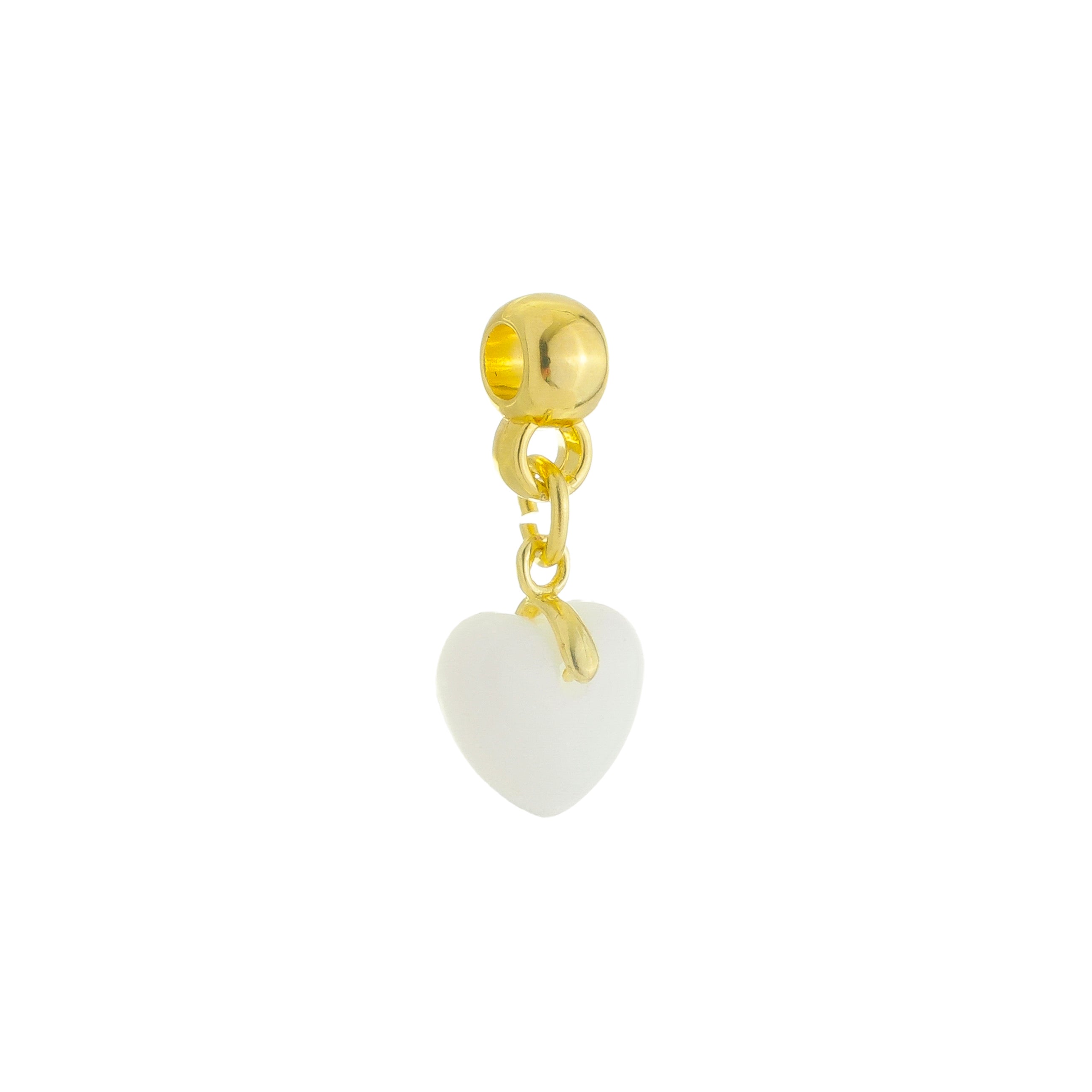 Charm Cuore Paffuto - Gioiello Di Latte Materno