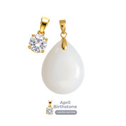 Chubby Mini Drop Birthstone Pendant