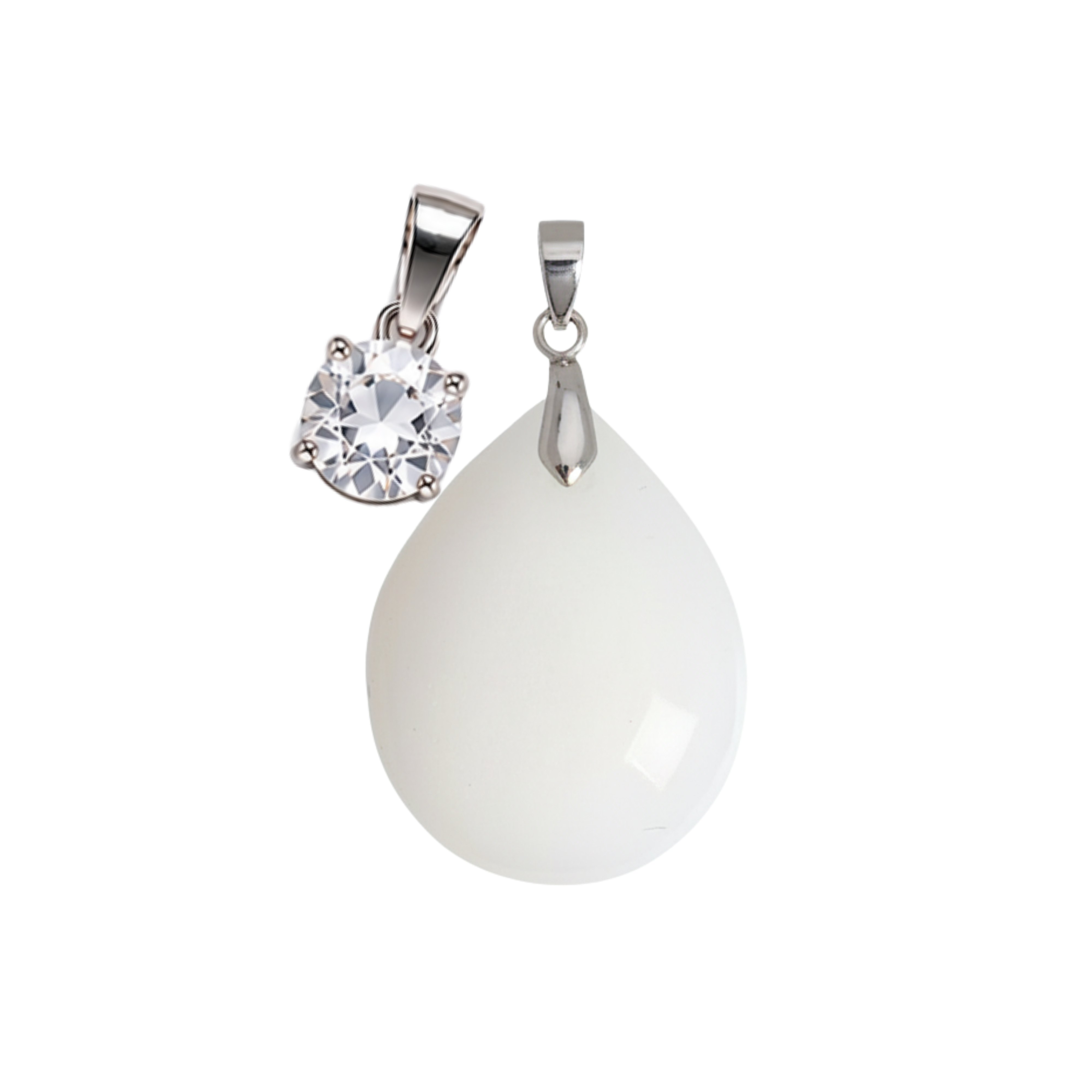 Mini Gota Adicional com Pingente de Pedra do Mês de Nascimento