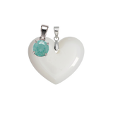 Corazón Gordito Adicional con Colgante del Mes de Nacimiento