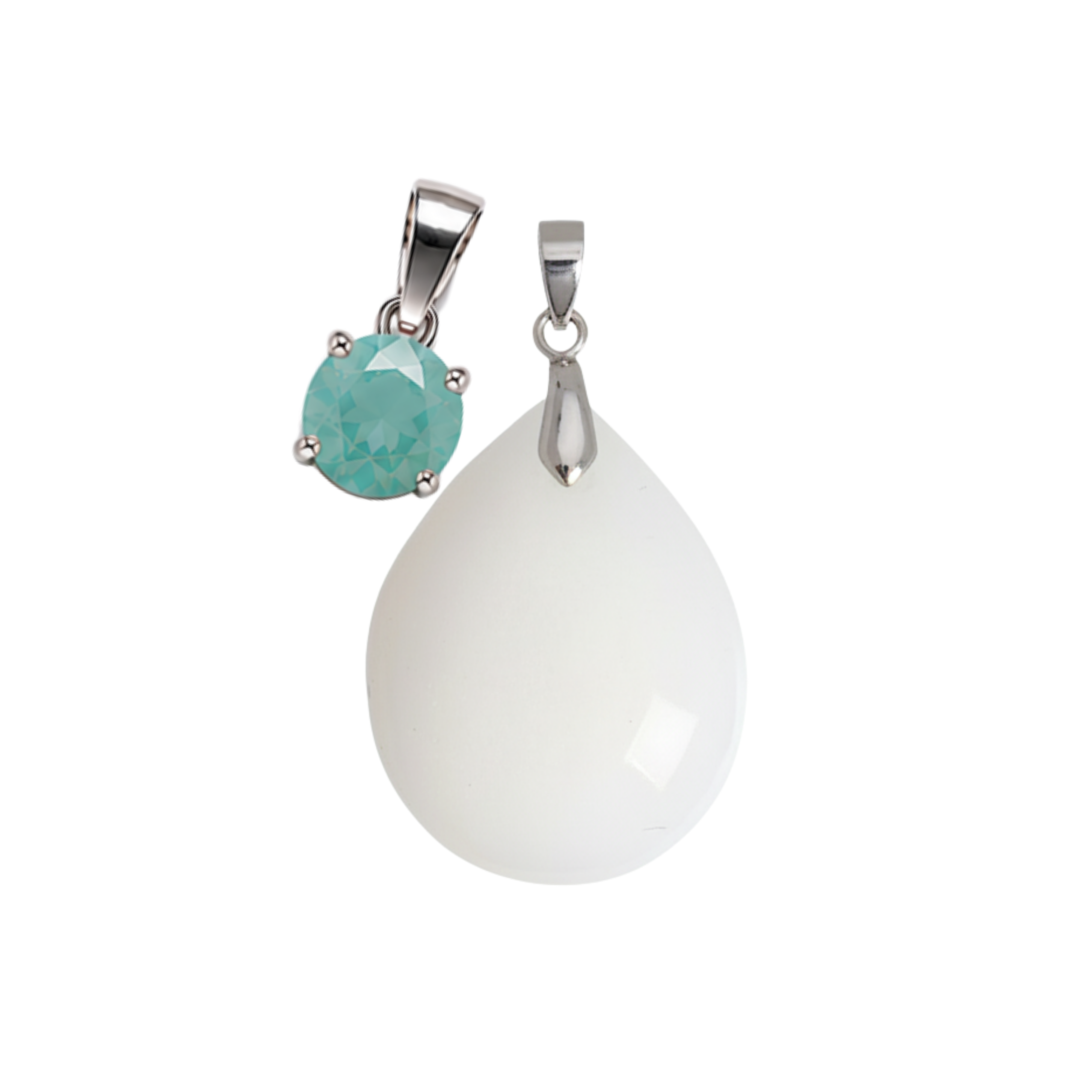 Mini Gota Adicional com Pingente de Pedra do Mês de Nascimento