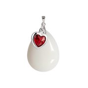Chubby Drop with Ruby Heart