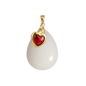 Chubby Drop with Ruby Heart
