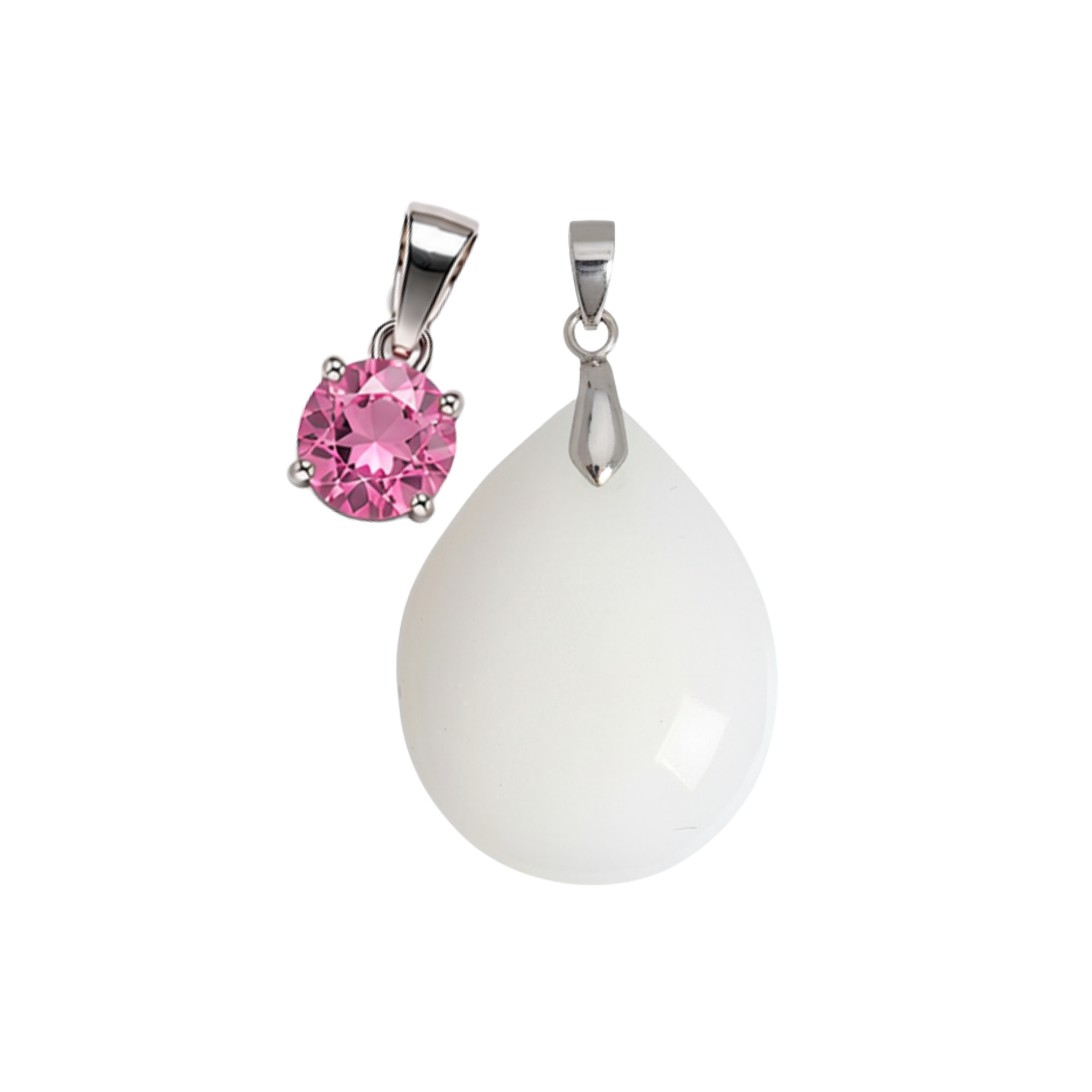 Mini Gota Adicional com Pingente de Pedra do Mês de Nascimento