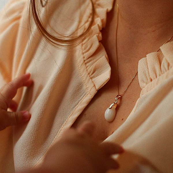 Joya de leche materna personalizada, recuerdo único de lactancia para madres