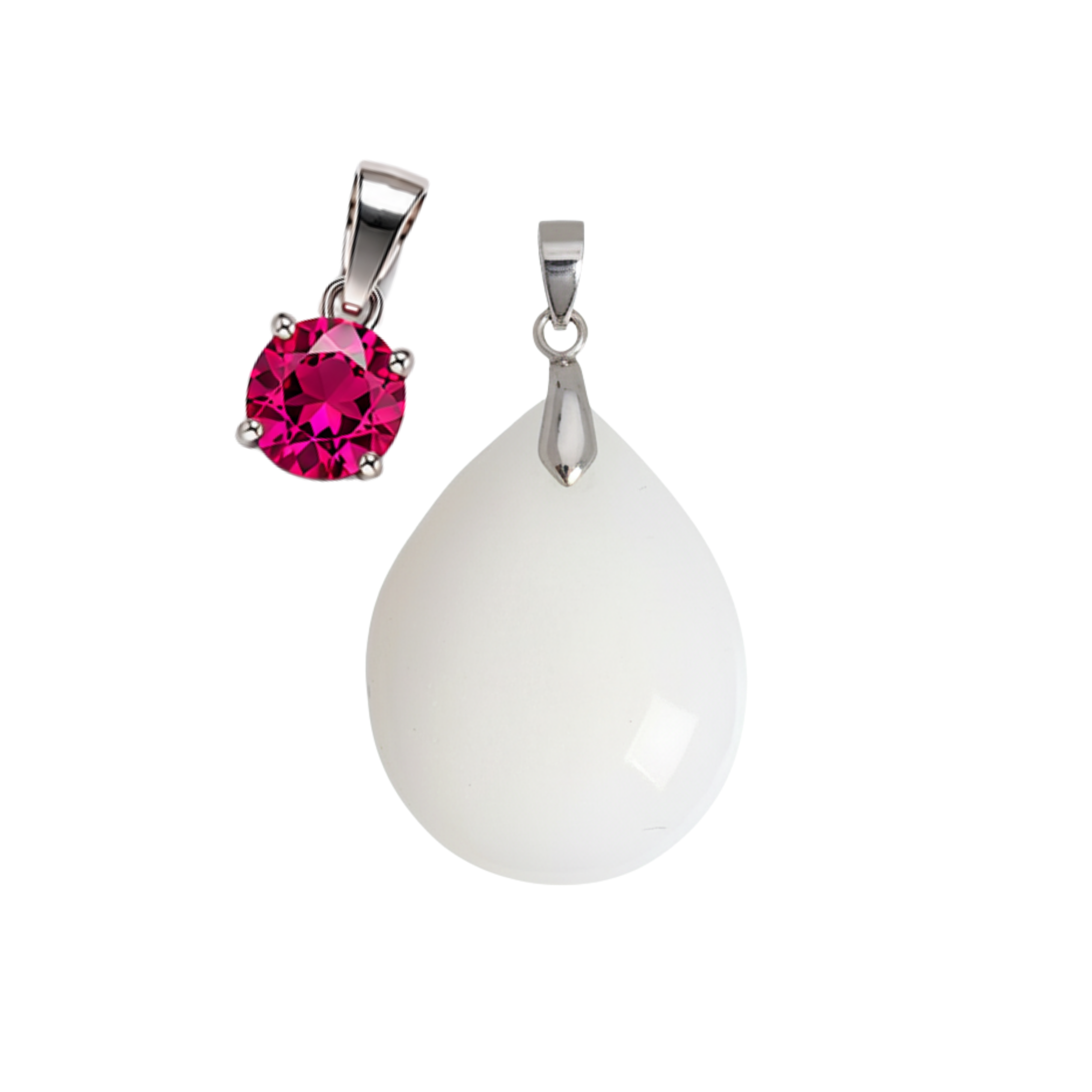 Mini Gota Adicional com Pingente de Pedra do Mês de Nascimento