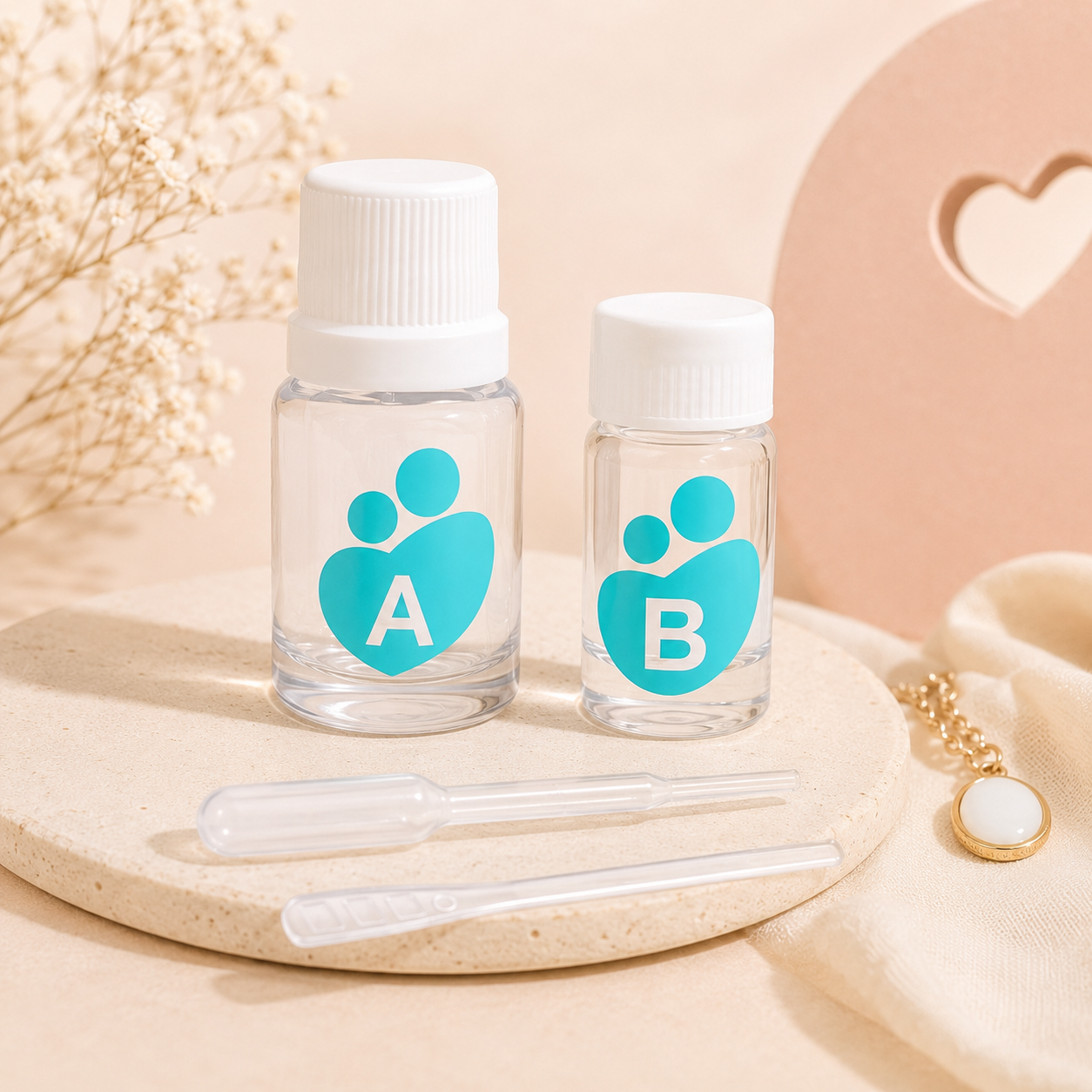 Kit para Refazer a Jóia de Leite Materno