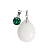 Mini Gota Adicional com Pingente de Pedra do Mês de Nascimento