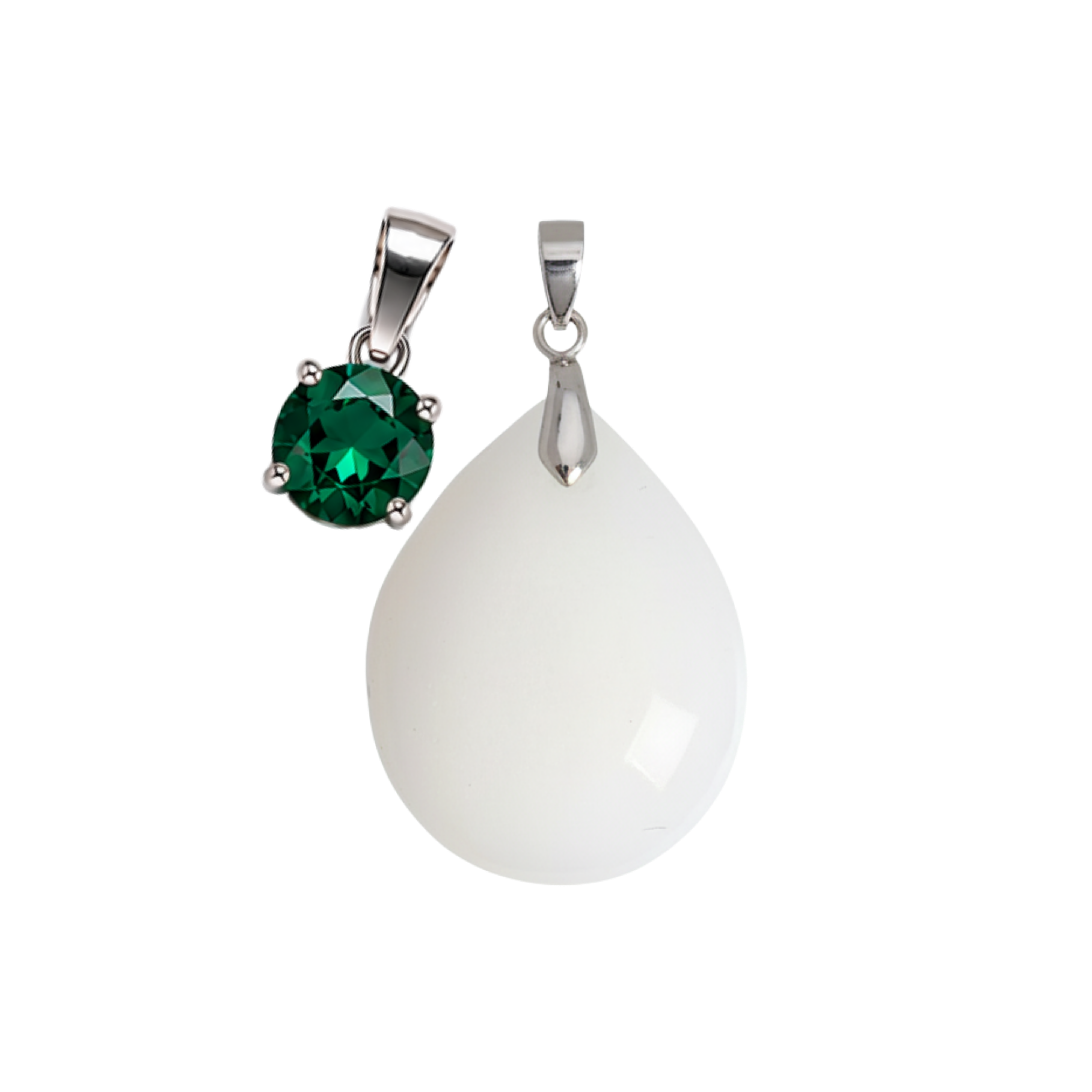 Mini Gota Adicional com Pingente de Pedra do Mês de Nascimento