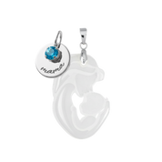 Mamãe e Bebê com Medalha Mama