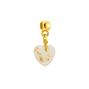 Mini Chubby Heart with Gold Leaf